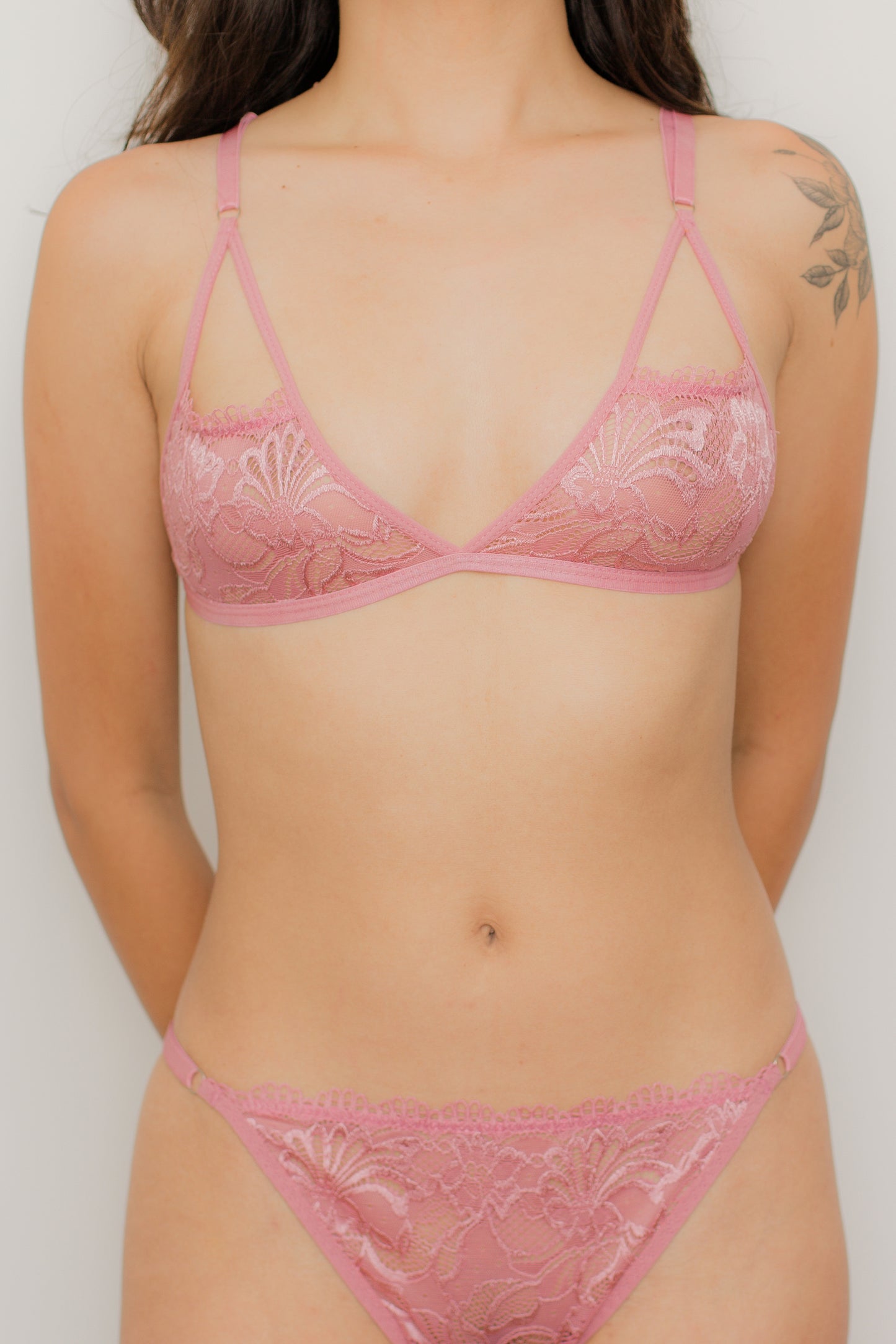 Set Coqueta Rosa Aceituna