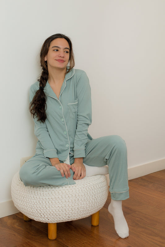Pijama Paz Menta