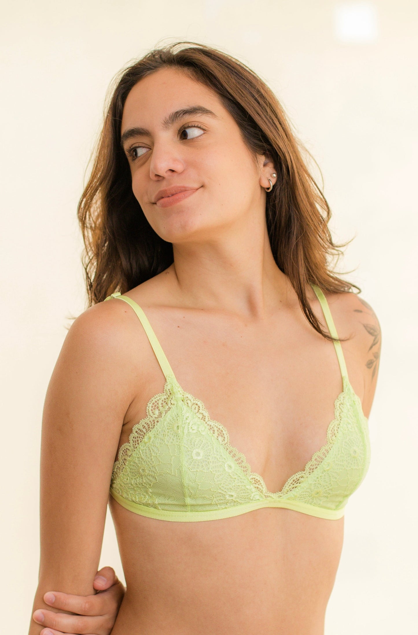 Bralette Bonita Verde Limón