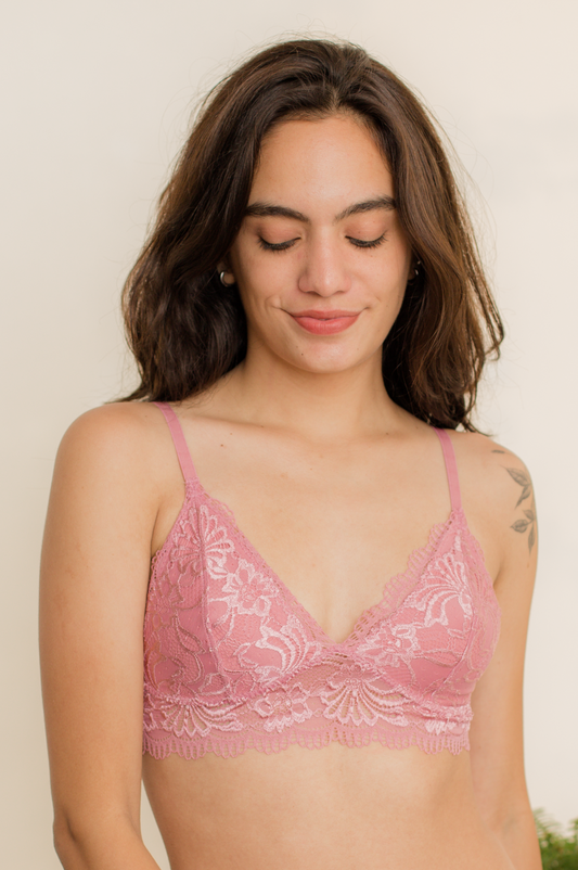 Bralette Paris Rosa Aceituna